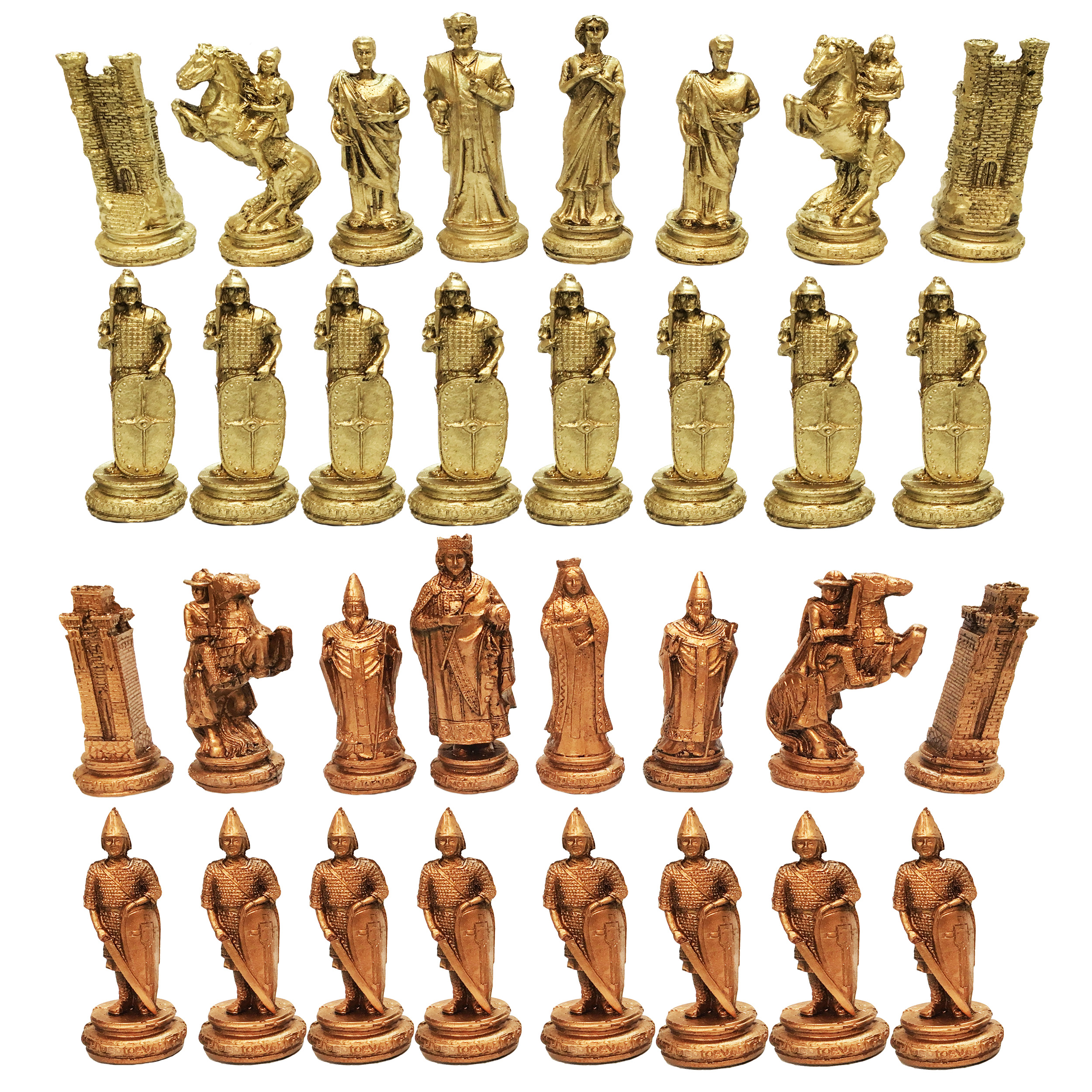 مهره شطرنج مدل RZ 110 مجموعه ۳۲ عددی