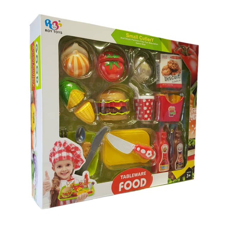 اسباب بازی ست همبرگر و سبزیجات مدل V400