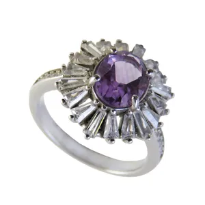 انگشتر نقره زنانه کد 2306