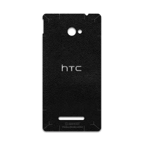 MAHOOT Black-Leather Cover Sticker for HTC 8X