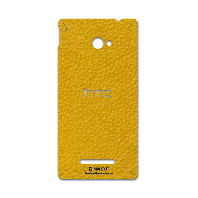 برچسب پوششی ماهوت مدل Mustard-Leather مناسب برای گوشی موبایل اچ تی سی 8X