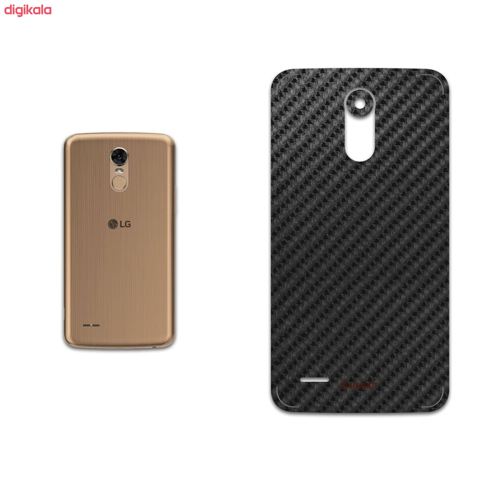 برچسب پوششی ماهوت مدل Shine-Carbon-Fiber مناسب برای گوشی موبایل ال جی Stylus 3 main 1 1
