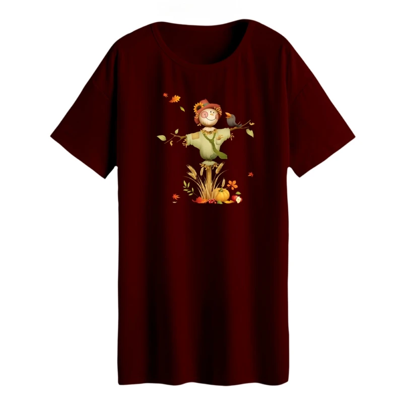 تی شرت لانگ زنانه مدل مترسک