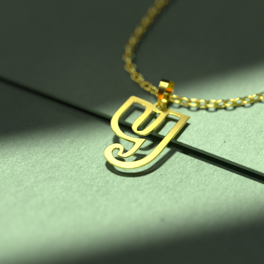 گردنبند طلا 18 عیار زنانه مدوپد مدل حرف Y کد H3-1-1105