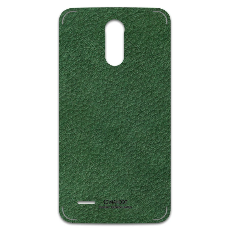 برچسب پوششی ماهوت مدل Green-Leather مناسب برای گوشی موبایل ال جی Stylus 3