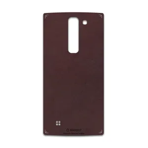 MAHOOT Matte-Dark-Brown-Leather Cover Sticker for LG Magna