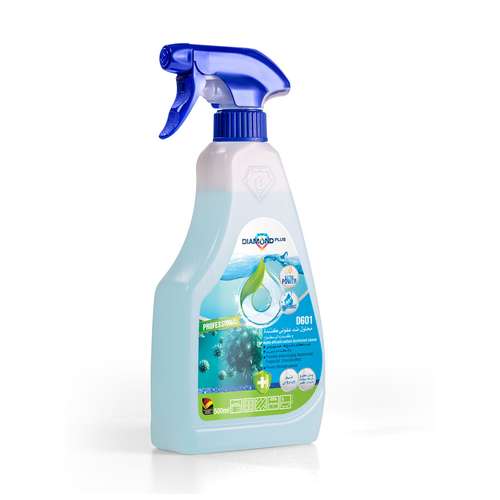محلول ضدعفونی کننده سطوح دیاموند پلاس کد D601 حجم ۵۰۰ میلی لیتر بسته 6 عددی