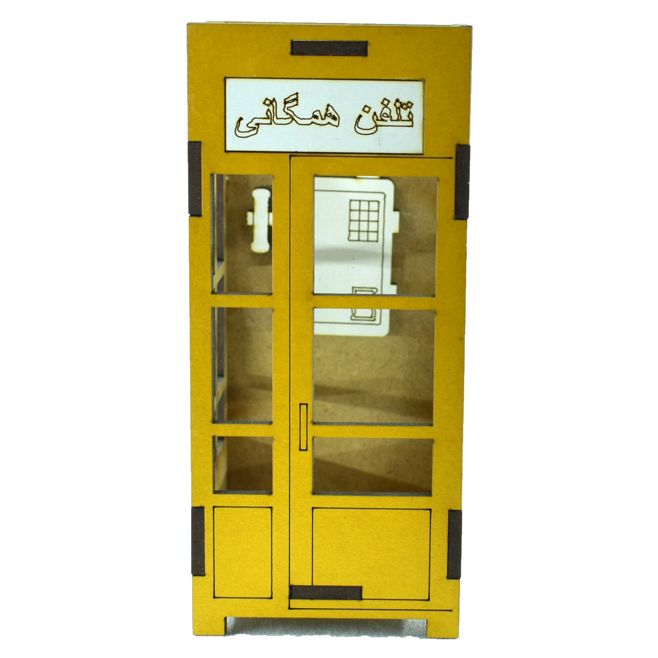 ماکت دکوری طرح کیوسک تلفن