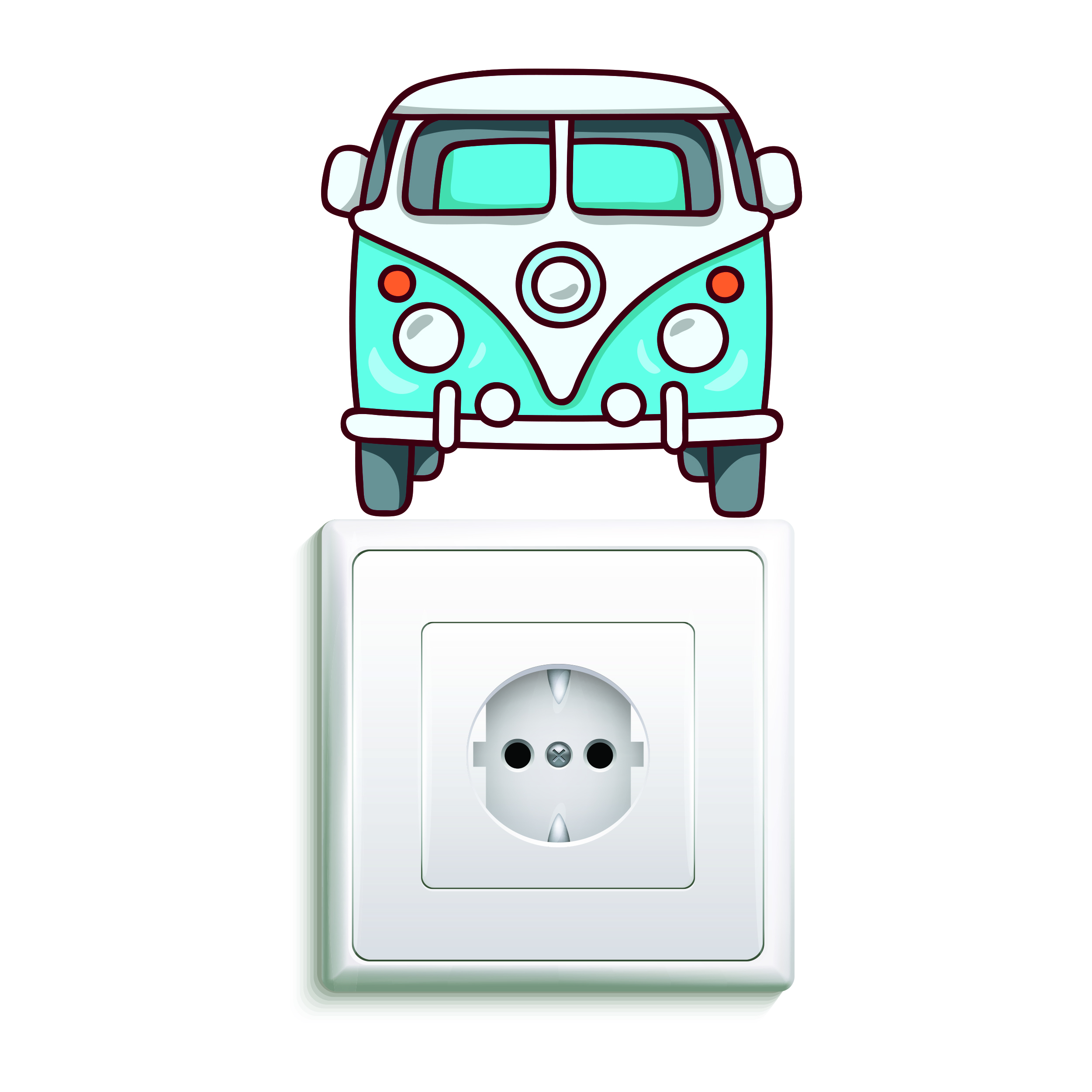 استیکر طرح ماشین کد car-22