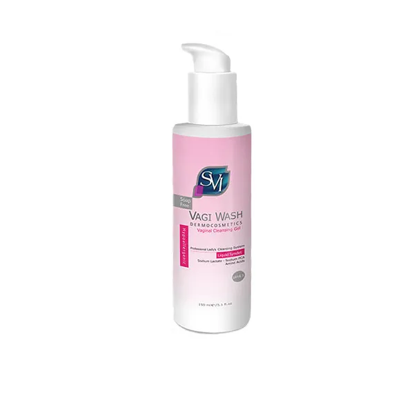 ژل بهداشتی روزانه بانوان اس وی آی مدل vagi wash حجم 150 میلی لیتر