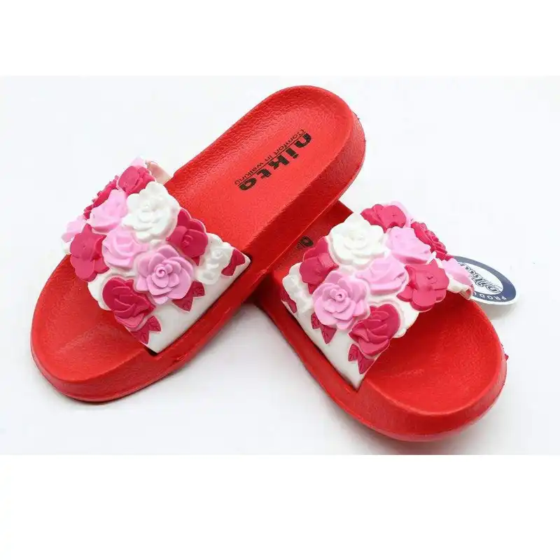 دمپایی زنانه نیکتا مدل L297 کد L1- 04 رنگ قرمز