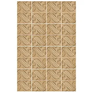 دیوارپوش تندیس و پیکره شهریار مدل آمای کد W1520-01 بسته 32 عددی