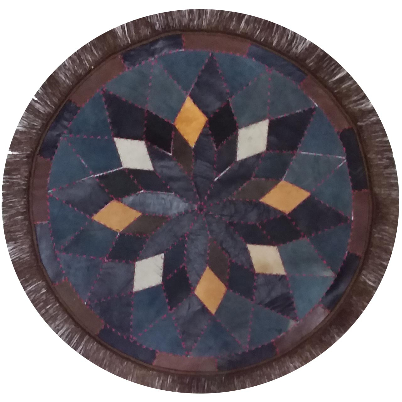 کلاژ فرش پوست و چرم کد 110