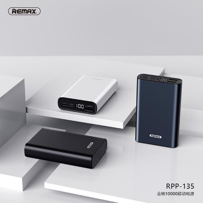شارژر همراه ریمکس مدل RPP-135 ظرفیت 10000 میلی آمپر ساعت
