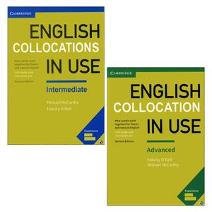 کتاب English Collocations in use اثر Felicity O Dell & Michael Mccarthy انتشارات زبان مهر 2 جلدی
