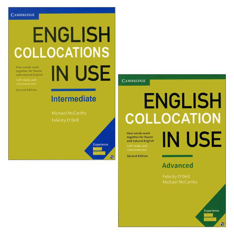 کتاب English Collocations in use اثر Felicity O Dell & Michael Mccarthy انتشارات زبان مهر 2 جلدی کتاب English Collocations in use اثر Felicity O Dell & Michael Mccarthy انتشارات زبان مهر 2 جلدی