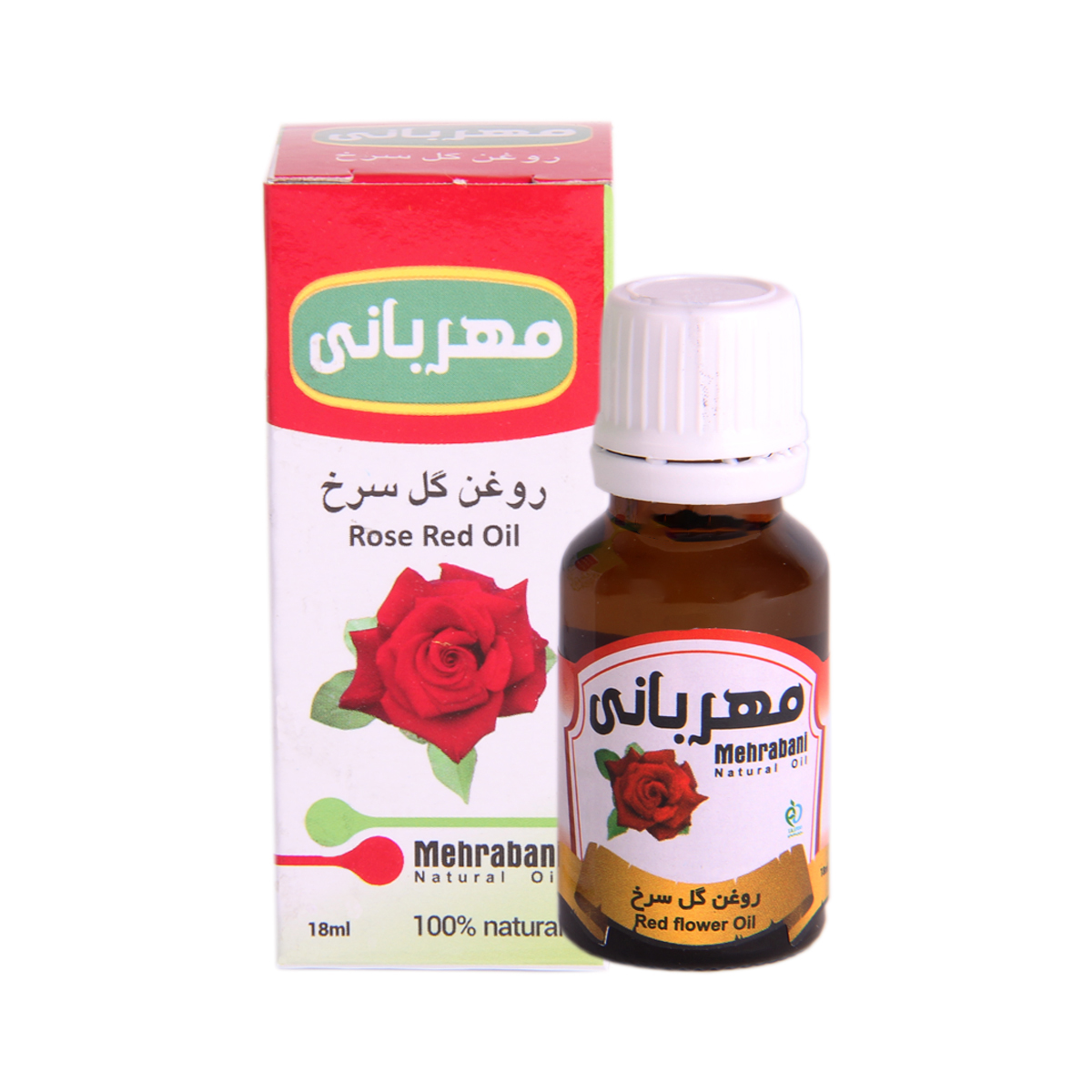 روغن گل سرخ مهربانی کد 001 حجم 18 میلی لیتر