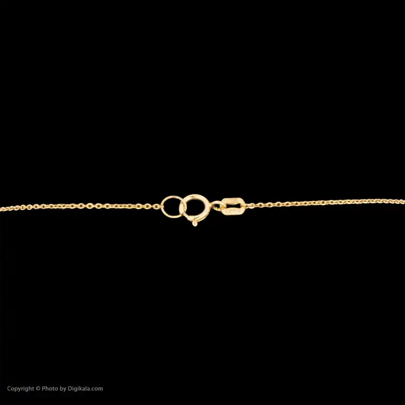 گردنبند طلا 18 عیار زنانه زرمان مدل ZMM0996 طرح پولکی