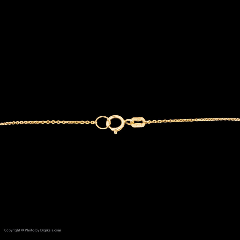 گردنبند طلا 18 عیار زنانه زرمان مدل ZMM0996 طرح پولکی