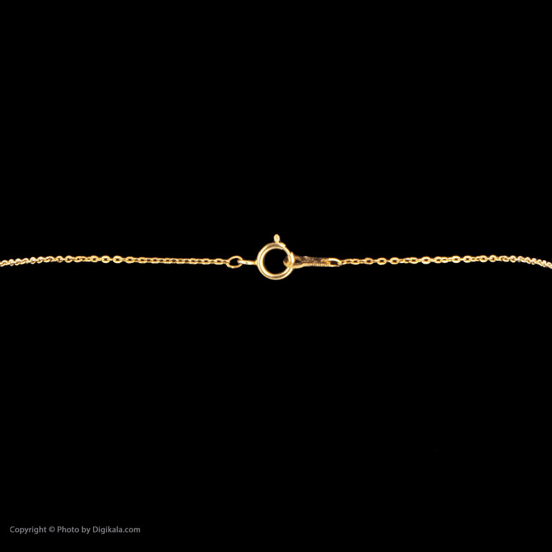 گردنبند طلا 18 عیار زنانه زرمان مدل ZMM0997 طرح پولکی