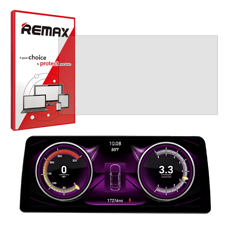 محافظ مانیتور شفاف ریمکس مدل Fabric مناسب برای بی ام دبلیو BMW X3 2015-2017