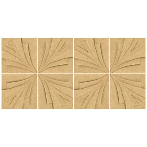 دیوارپوش تندیس و پیکره شهریار مدل آمای کد W2020-01 بسته 8 عددی