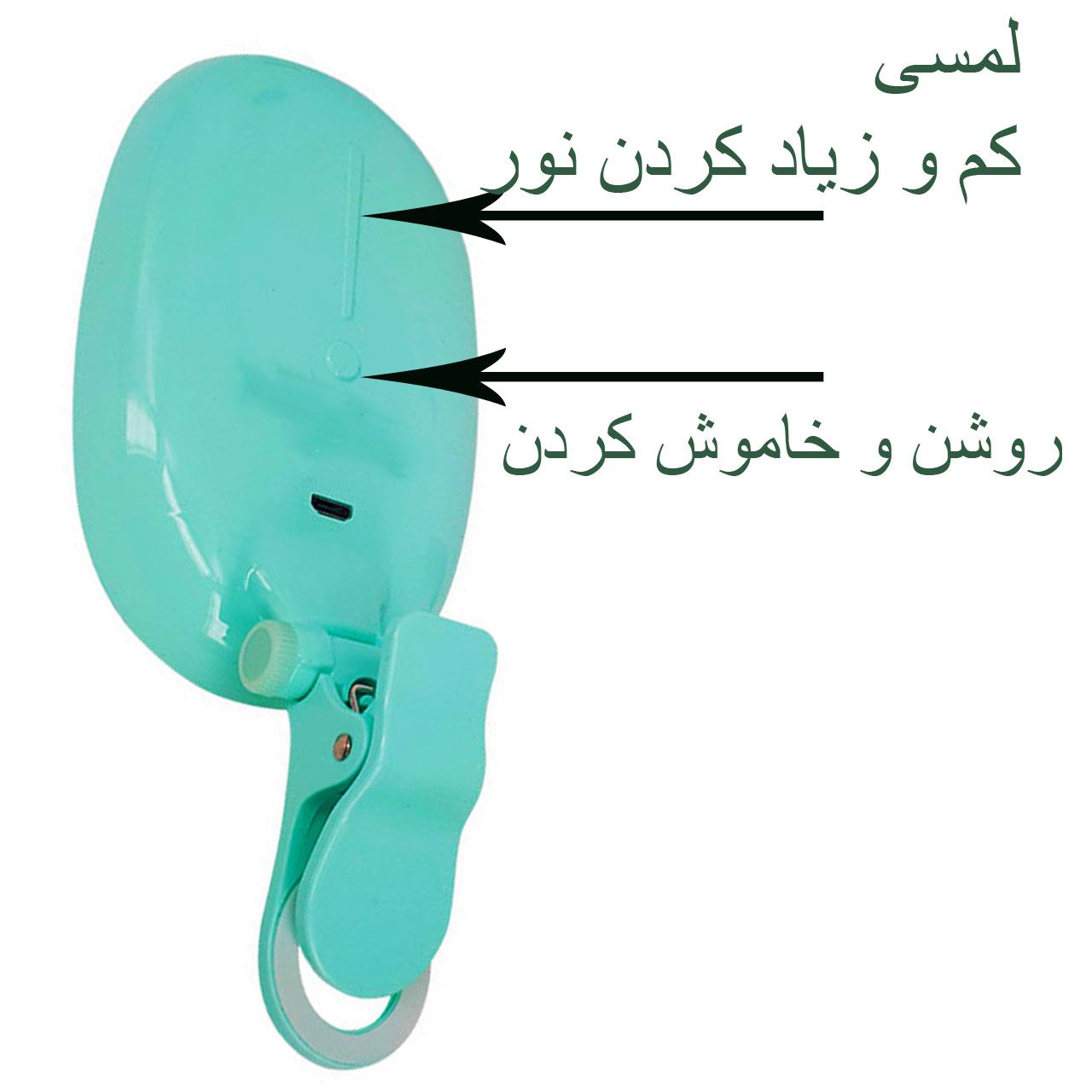 رینگ لایت مدل M-928 به همراه 2 عدد لنز کلیپسی موبایل main 1 3