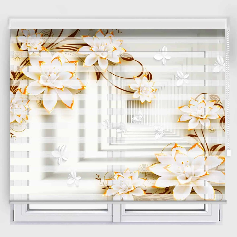  پرده زبرا مدل TD-23 سایز 150x150 سانتی متر