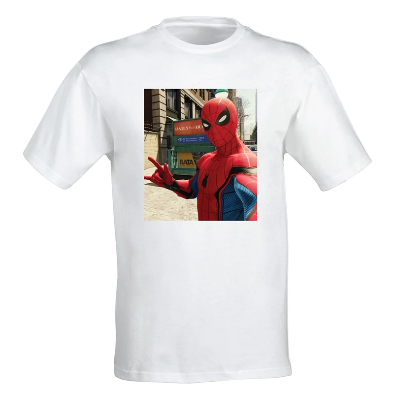 تیشرت مردانه طرح مرد عنکبوتی کد 5000