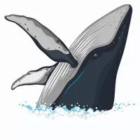 استیکر طرح نهنگ کد va-01