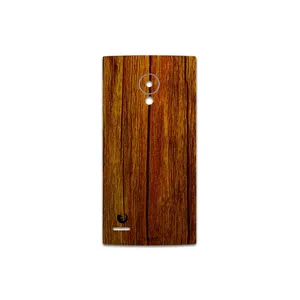 MAHOOT Orange-Wood Cover Sticker for LG FX0 Firefox