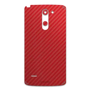 MAHOOT Red-Fiber Cover Sticker for LG G3 Stylus