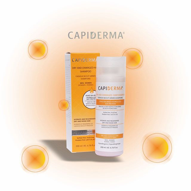 شامپو مو کپیدرما مدل dry and damaged hair حجم 200 میلی لیتر