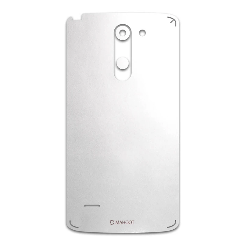 برچسب پوششی ماهوت مدل Metallic-White مناسب برای گوشی موبایل ال جی G3 Stylus