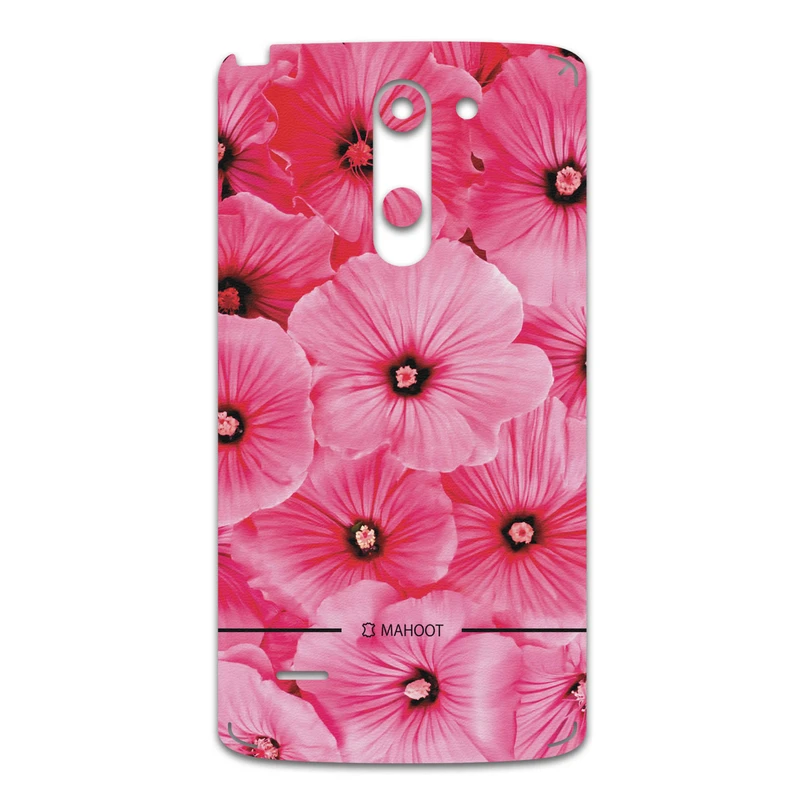 برچسب پوششی ماهوت مدل Pink-Flower مناسب برای گوشی موبایل ال جی G3 Stylus