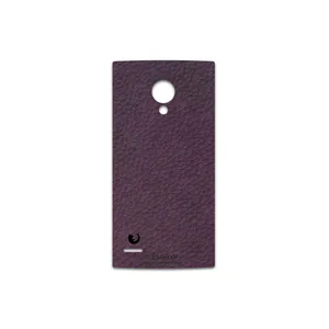 MAHOOT Purple-Leather Cover Sticker for LG FX0 Firefox