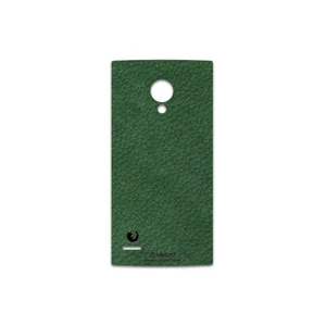 MAHOOT Green-Leather Cover Sticker for LG FX0 Firefox