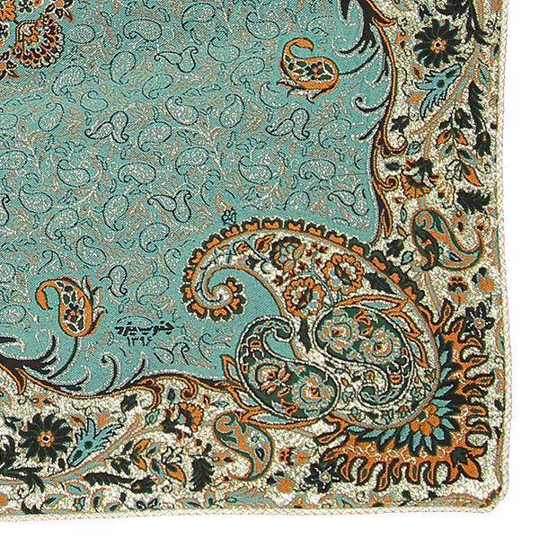 ست 5 تکه رومیزی ترمه جنوب یزد مدل ماهان کد FIRZE5.5