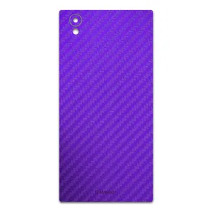 MAHOOT Purple-Fiber Cover Sticker for Sony Xperia L1