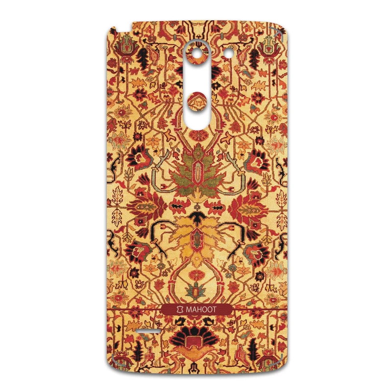 برچسب پوششی ماهوت مدل Persian-Carpet-Yellow مناسب برای گوشی موبایل ال جی G3 Stylus