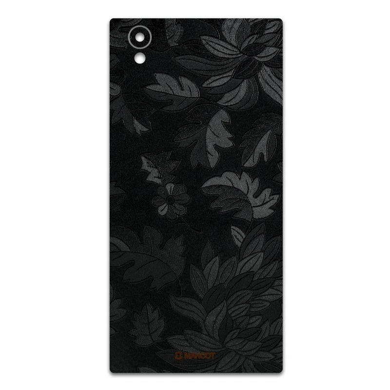 برچسب پوششی ماهوت مدل Black-Wildflower مناسب برای گوشی موبایل سونی Xperia L1