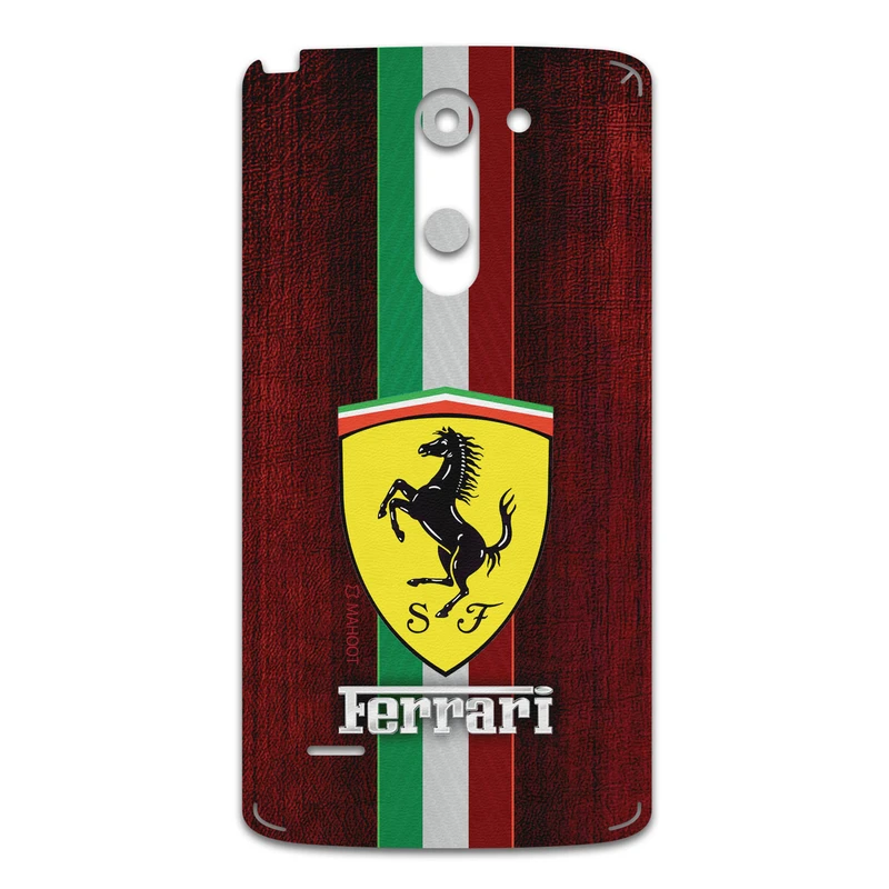 برچسب پوششی ماهوت مدل Ferrari مناسب برای گوشی موبایل ال جی G3 Stylus