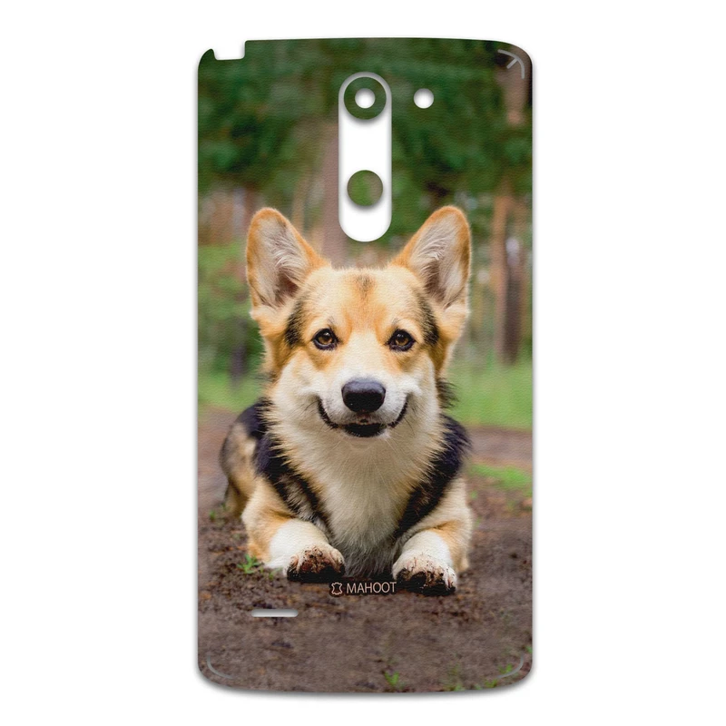 برچسب پوششی ماهوت مدل Dog-2 مناسب برای گوشی موبایل ال جی G3 Stylus