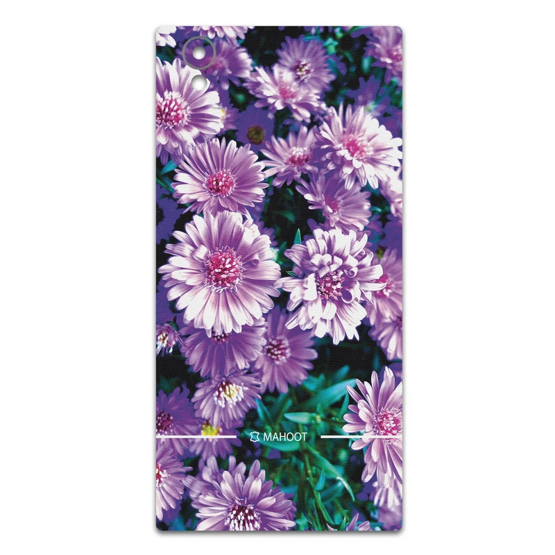 برچسب پوششی ماهوت مدل Purple-Flower مناسب برای گوشی موبایل سونی Xperia L1