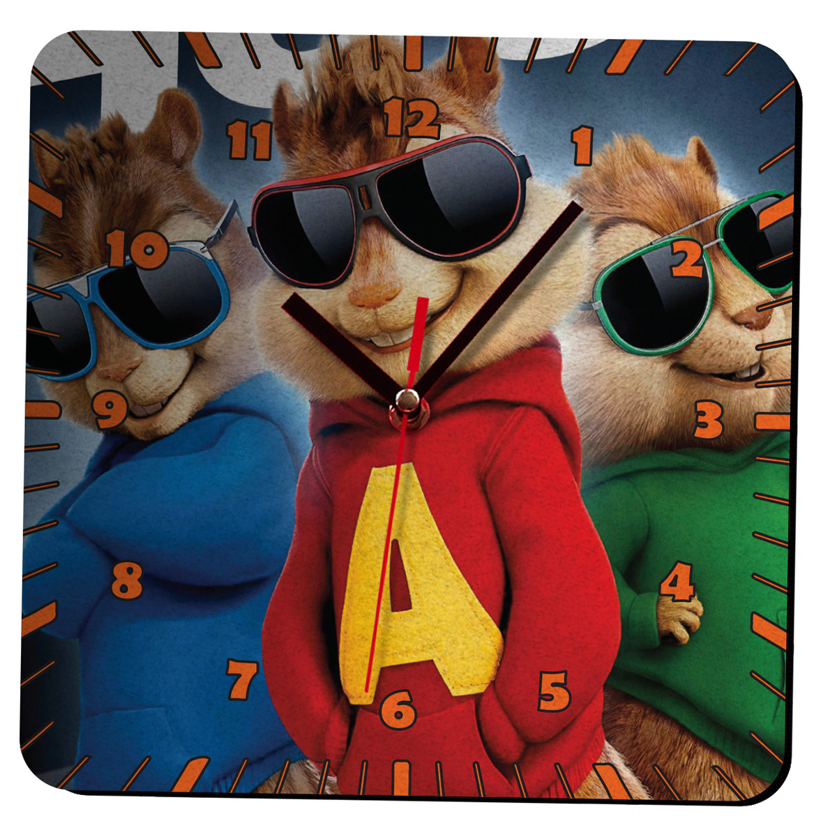 ساعت دیواری کودک باروچین طرح آلوین 1