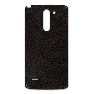 MAHOOT Dark-Brown-Leather Cover Sticker for LG G3 Stylus