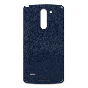 MAHOOT Deep-Blue-Leather Cover Sticker for LG G3 Stylus