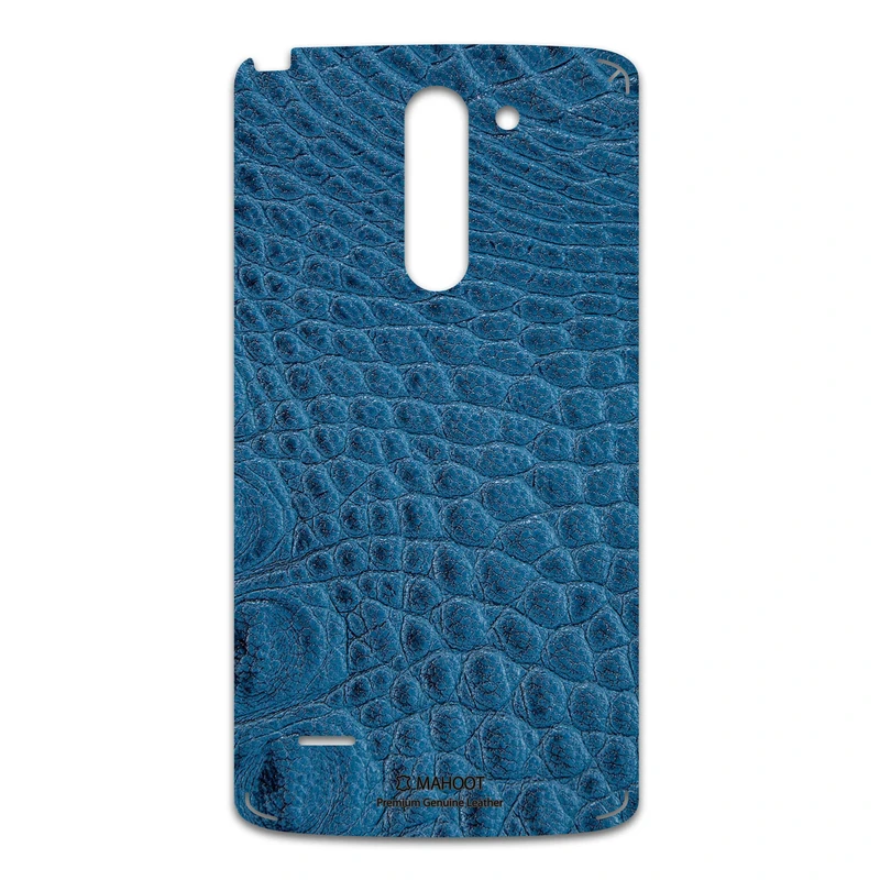 برچسب پوششی ماهوت مدل Blue-Crocodile-Leather مناسب برای گوشی موبایل ال جی G3 Stylus