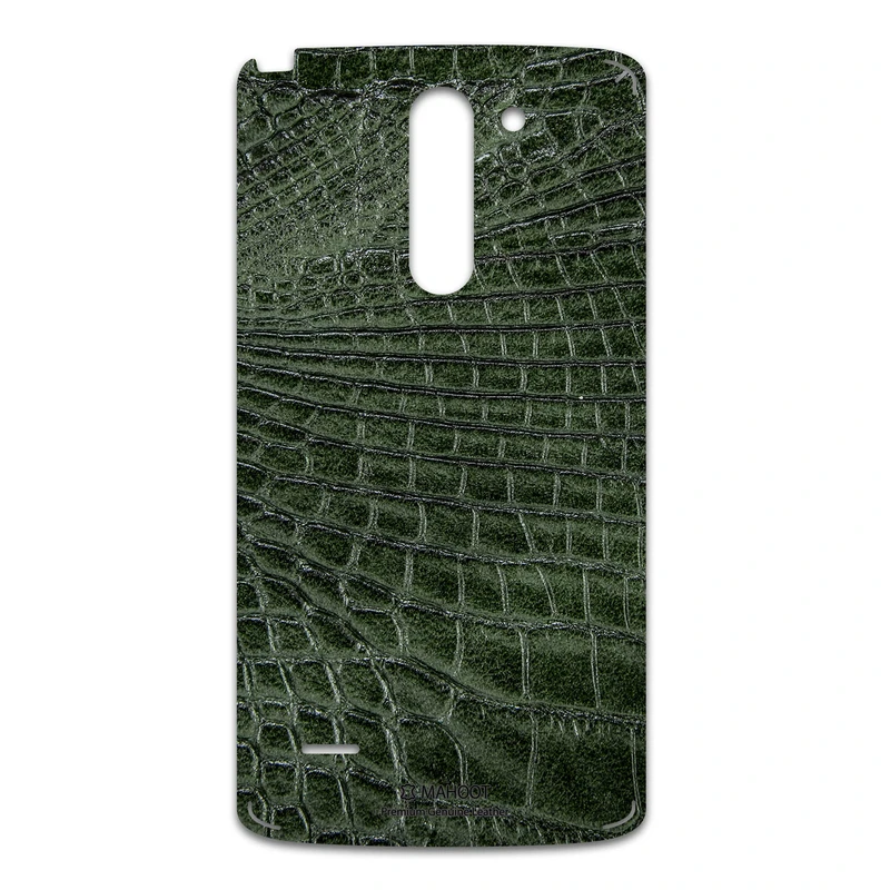 برچسب پوششی ماهوت مدل Green-Crocodile-Leather مناسب برای گوشی موبایل ال جی G3 Stylus