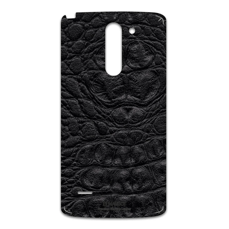 برچسب پوششی ماهوت مدل Black-Crocodile-Leather مناسب برای گوشی موبایل ال جی G3 Stylus